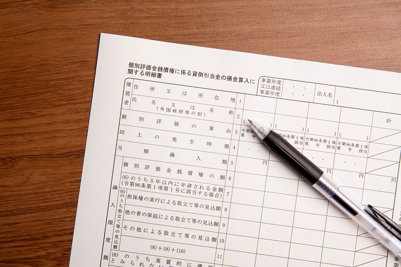 貸倒引当金　損金算入