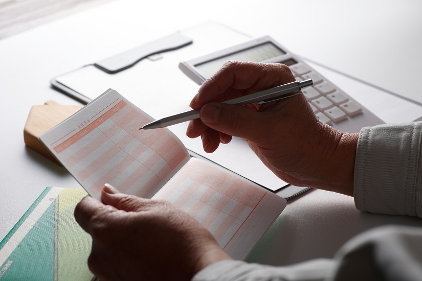 通帳残高の確認