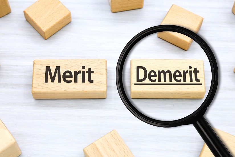 デメリット　ブロック　虫眼鏡