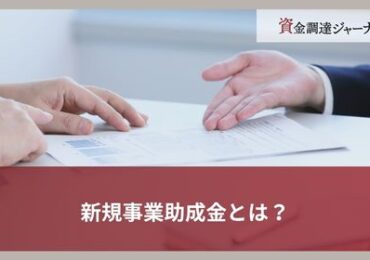新規事業助成金とは？