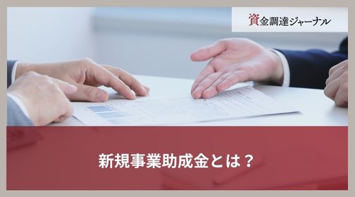 新規事業助成金とは？