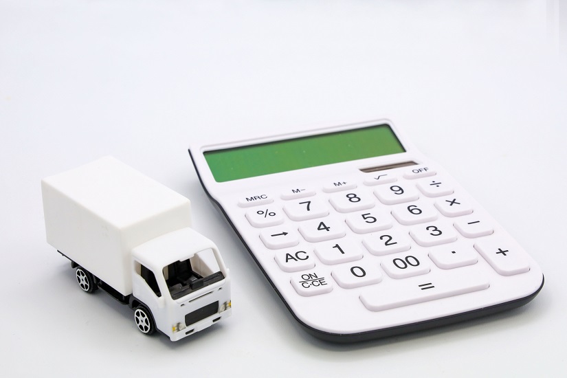 トラック電卓金額
