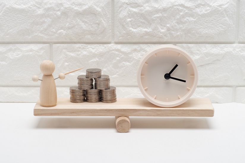 時間とお金の比較