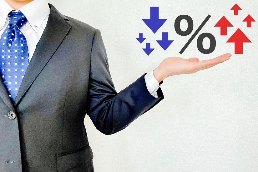 割合 ビジネスマン イメージ