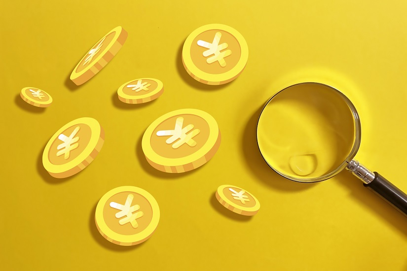 虫眼鏡 お金